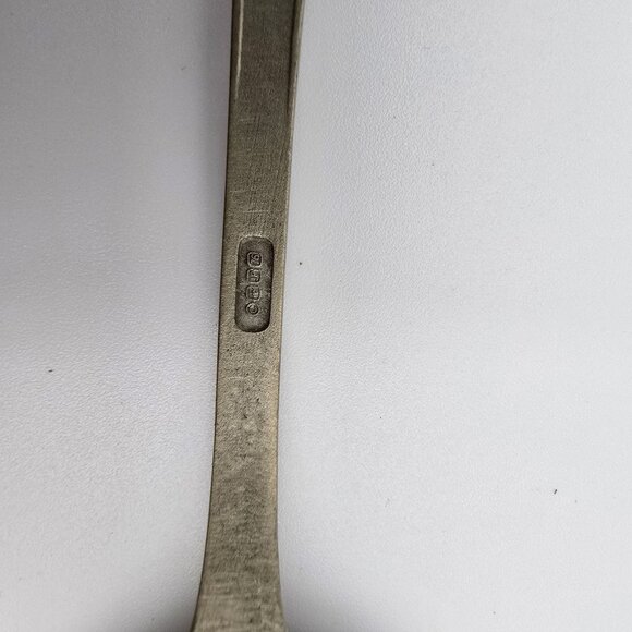 Vintage Pewter Decorative Spoon Charles Dickens Design Figurine Handle Rustic - Picture 7 of 8